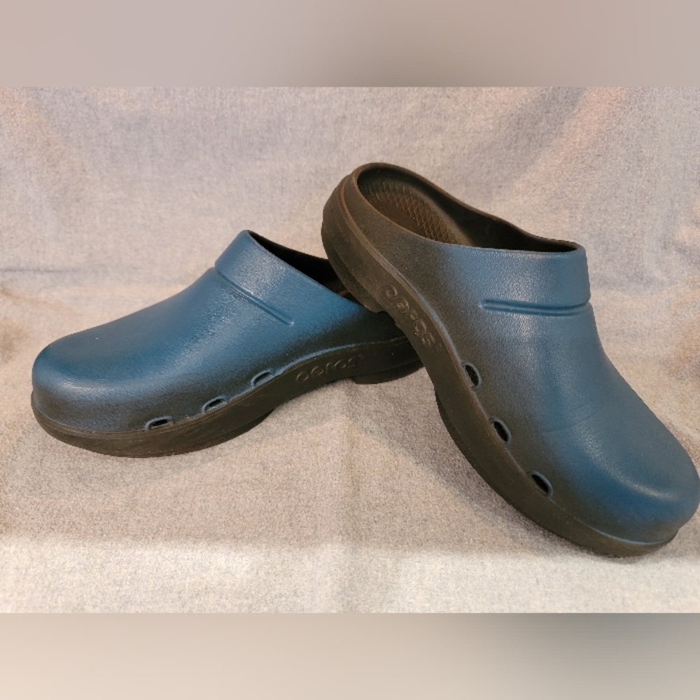 Oofos Ooclogs Recovery Clogs Blue Women's 7
